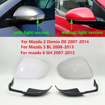 A Mazda 2 Demio DE 2007-2014 3 BL 6 GH 2007-2013-as Autó Szárny Ajtó Oldalsó Visszapillantó Tükör Alsó Alsó borítást Kap Fedél
