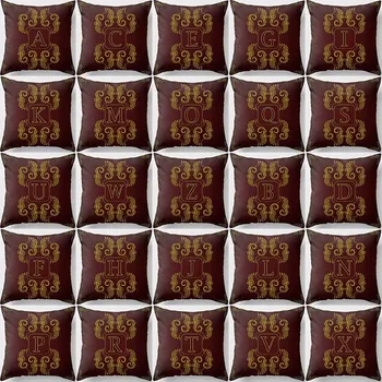 Kávé háttér angol betűk minta párna esetben rövid plüss magas minőségű tér vastag kanapé párnát, párna, takaró