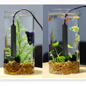 USB Akvárium Fűtő 5W 2,5 L Kis akvárium Mini Fűtés, Energiatakarékos Át Hőmérséklet Védelem fűtőrúd Tartozékok