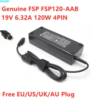 Valódi FSP FSP120-AAB 19V 6.32 EGY 120 w-os 4 TŰS FSP120-AAA AC Adapter CSILLAG MPC-424 THECUS N4200ECO N4200 Tápegység Töltő